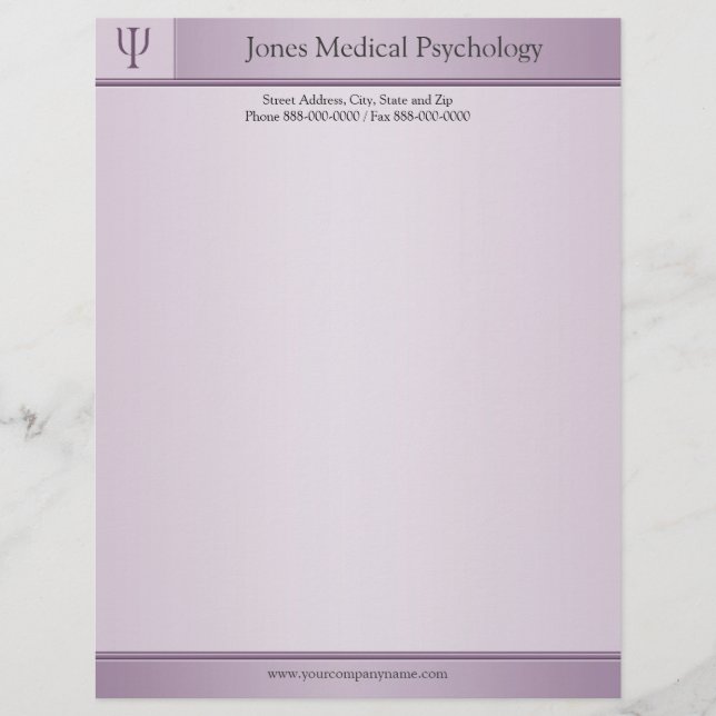 Psychologist Letterhead (Front)