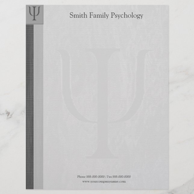 Psychologist Letterhead (Front)