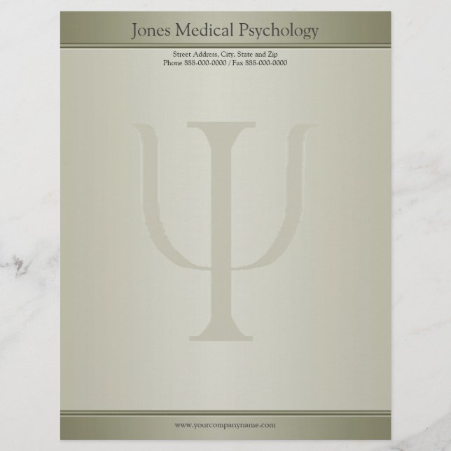 Psychologist Letterhead (Front)