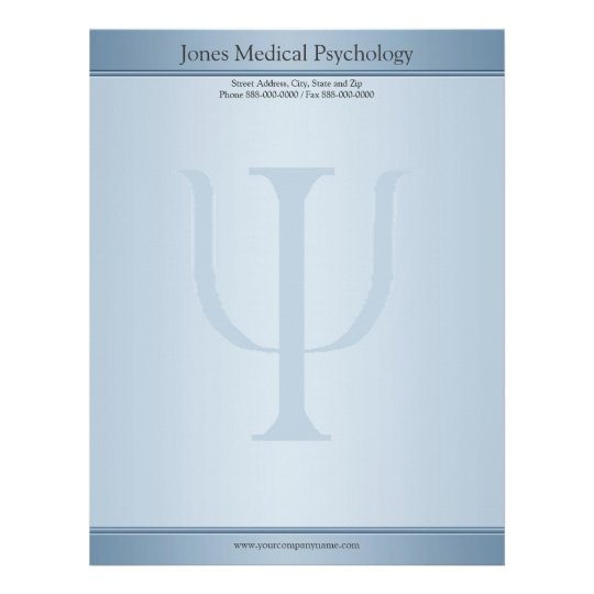 Psychologist Letterhead | Zazzle.com