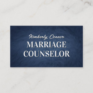 Psychologist Marriage Counselor Smooth Fur Texture Business Card