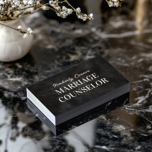 Psychologist Marriage Counselor Smooth Fur Texture Business Card