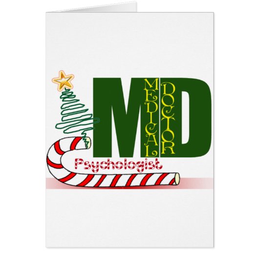 Psychologist MERRY CHRISTMAS MD (Front)