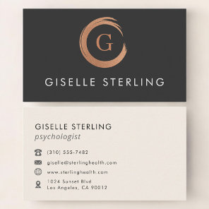 Psychologist Modern Minimalist  Business Card