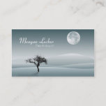 Psychologist - Moon And Solitude Tree Business Card at Zazzle