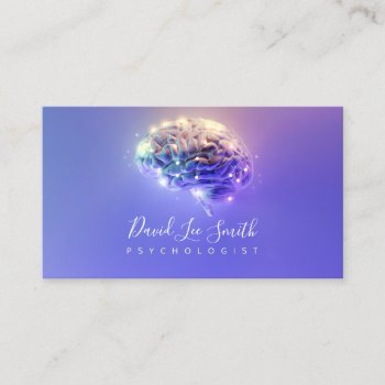 Psychologist / Neurologist Business Card by AmazingDesignStore at Zazzle
