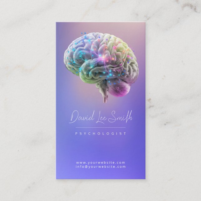 Psychologist / Neurologist Business Card (Front)