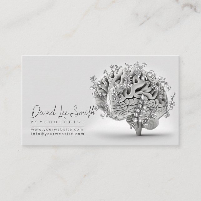 Psychologist / Neurologist Business Card (Front)