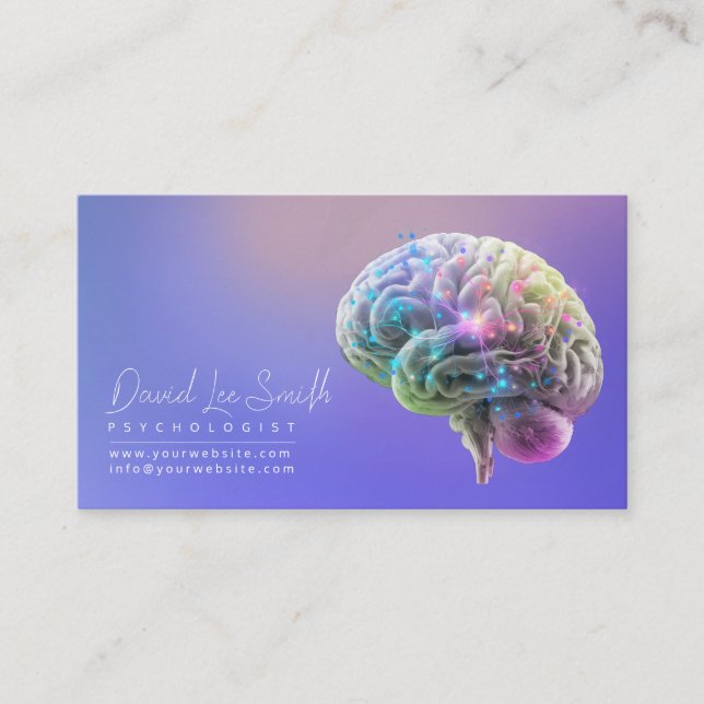 Psychologist / Neurologist Business Card (Front)