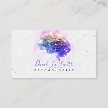 Psychologist / Neurologist Business Card by AmazingDesignStore at Zazzle