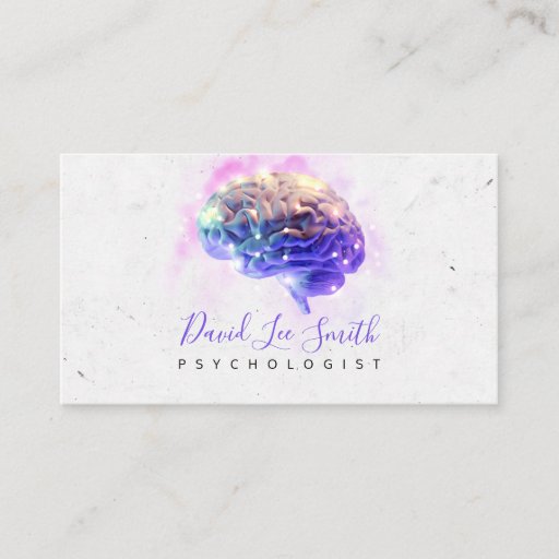 Customizable Psychologist / Neurologist Business Card