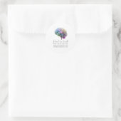 Psychologist / Neurologist Classic Round Stickers (Bag)
