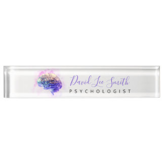 Psychologist / Neurologist Desk Name Plate