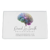 Psychologist / Neurologist Minimalist Desk Business Card Holder (Back)