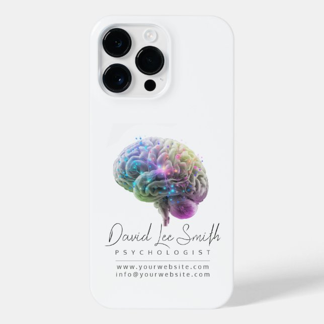 Psychologist / Neurologist Minimalist iPhone Case (Back)