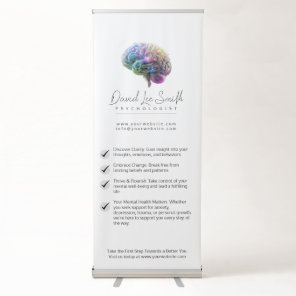Psychologist / Neurologist Minimalist Retractable Banner