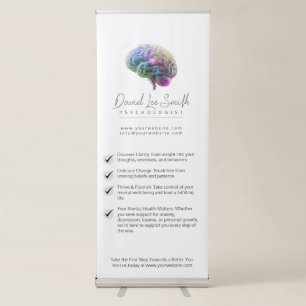 Psychologist / Neurologist Minimalist Retractable Banner