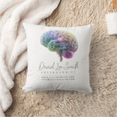 Psychologist / Neurologist Minimalist Throw Pillow (Blanket)