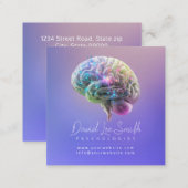 Psychologist / Neurologist Square Business Card (Front/Back)