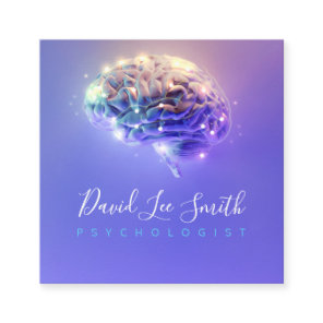 Psychologist / Neurologist Square Business Card