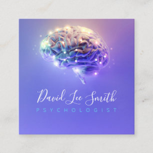 Psychologist / Neurologist Square Business Card