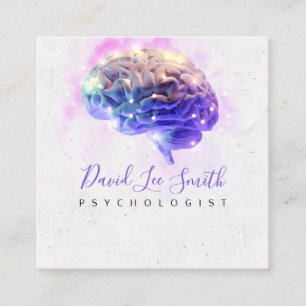 Psychologist / Neurologist Square Business Card