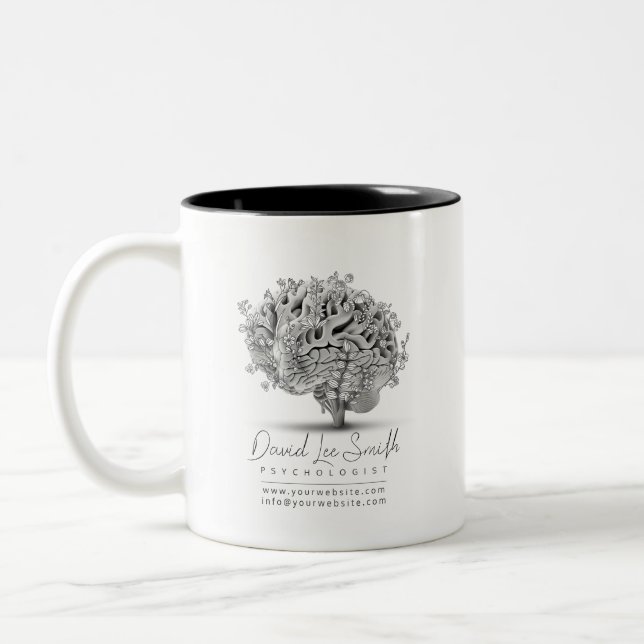 Psychologist / Neurologist Two-Tone Coffee Mug (Left)