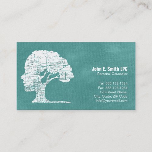 Psychologist Personal Counselor Business Cards