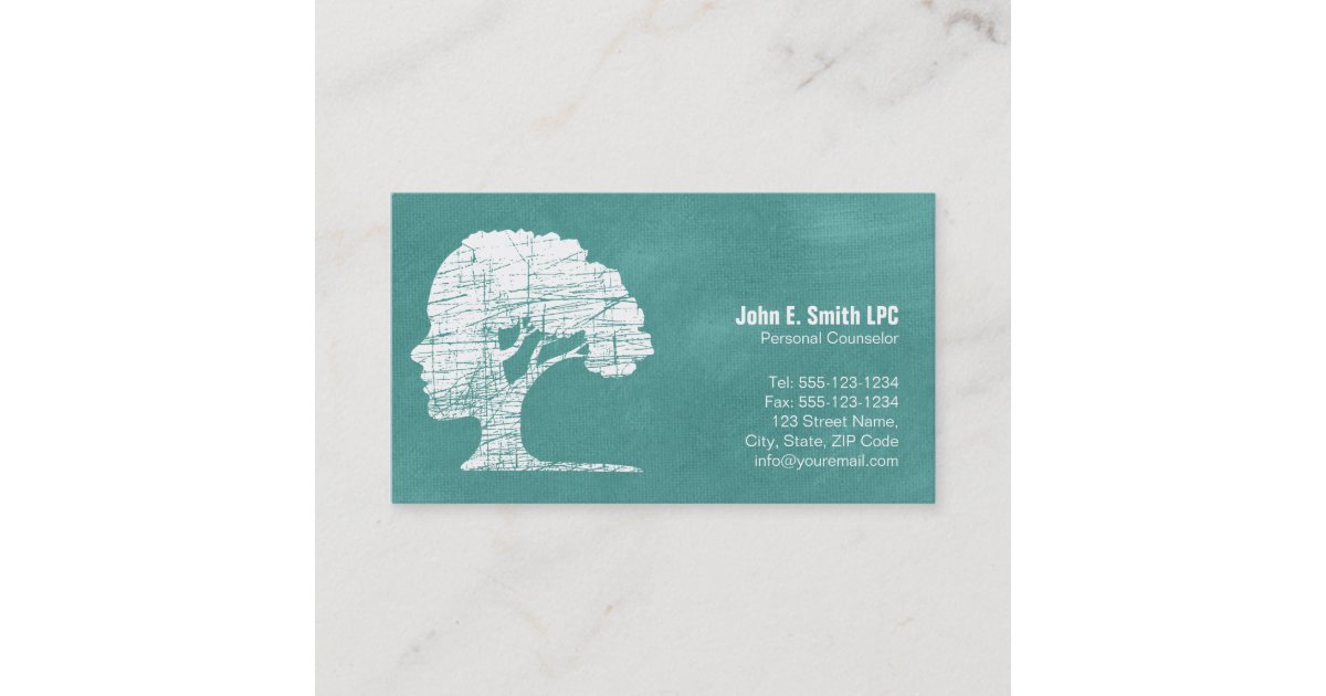 Psychologist Personal Counselor Business Cards Zazzle
