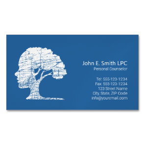 Psychologist Personal Counselor, Therapist Business Card Magnet