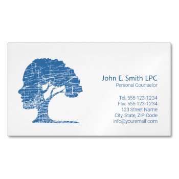 Psychologist Personal Counselor  Therapist Business Card Magnet by superdazzle at Zazzle