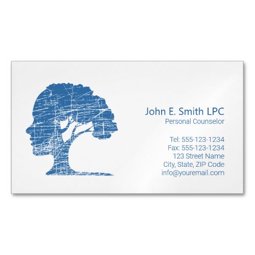 Psychologist Personal Counselor Therapist Business Card Magnet