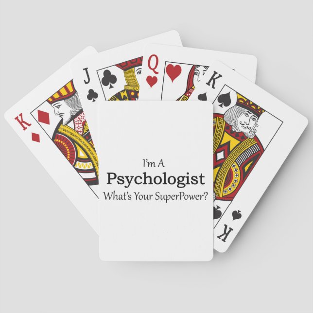 Psychologist Poker Cards (Back)