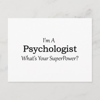 Psychologist Postcard by medical_gifts at Zazzle