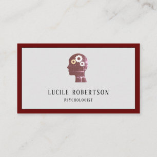 Psychologist Psychiatrist Counselor Business Card
