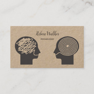 Psychologist, Psychiatrist, Doctor, Private Clinic Business Card