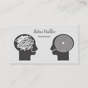 Psychologist, Psychiatrist, Doctor, Private Clinic Business Card