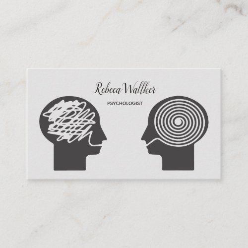 Psychologist Psychiatrist Doctor Private Clinic Business Card