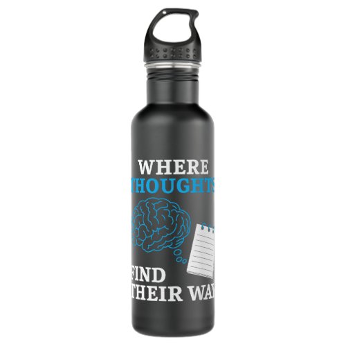 Psychologist Psychology Psychiatrist Mental Health Stainless Steel Water Bottle