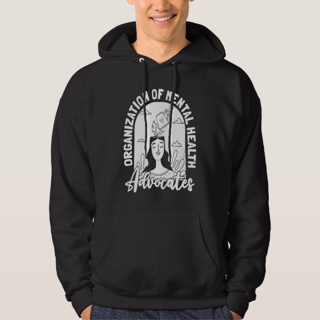 Psychologist Psychology  Therapist Mental Health A Hoodie (Front)