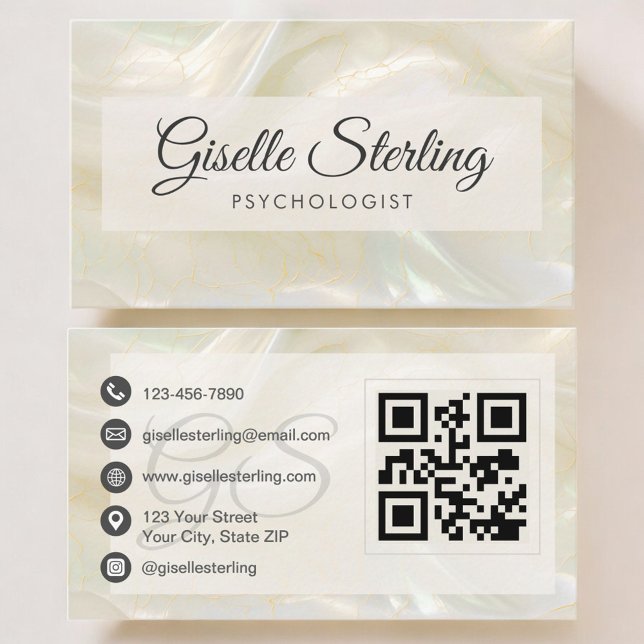Psychologist QR Code Business Card (Creator Uploaded)