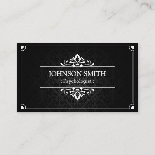 Psychologist _ Shadow of Damask Business Card