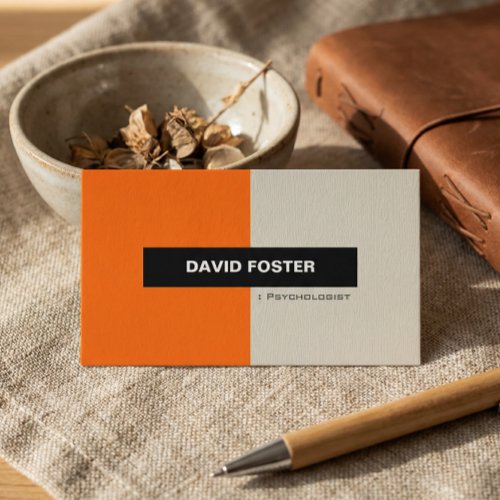 Psychologist - Simple Elegant Stylish Business Card Templates