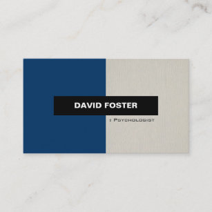 Psychologist - Simple Elegant Stylish Business Card