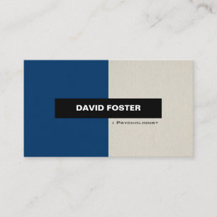 Psychologist - Simple Elegant Stylish Business Card