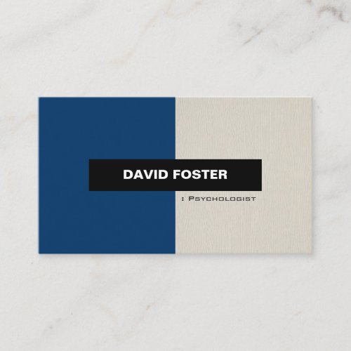 Psychologist - Simple Elegant Stylish Business Card