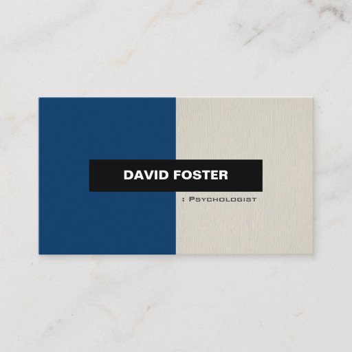 Customizable Psychologist - Simple Elegant Stylish Business Card