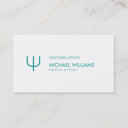 Psychologist - Stylish Professional Simple Symbol Business Card
