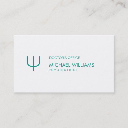 Psychologist _ Stylish Professional Simple Symbol Business Card