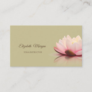 Psychologist Therapist,Chic Lotus,Green Yoga  Business Card